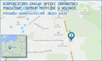 PORADNIA DERMATOLOGICZNA - POWIATOWE CENTRUM MEDYCZNE W WOŁOWIE SP. Z O.O. - UL. ALEJE JEROZOLIMSKIE 28,  BRZEG DOLNY