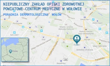 PORADNIA DERMATOLOGICZNA - POWIATOWE CENTRUM MEDYCZNE W WOŁOWIE SP. Z O.O. - UL. MARSZ. JÓZEFA PIŁSUDSKIEGO 34,  WOŁÓW