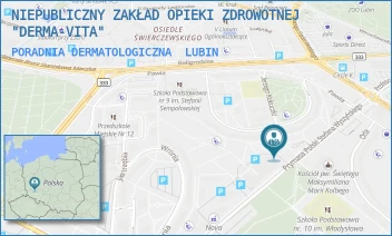 PORADNIA DERMATOLOGICZNA - NIEPUBLICZNY ZAKŁAD OPIEKI ZDROWOTNEJ "DERMA-VITA" - UL. WYSZYŃSKIEGO 6,  LUBIN