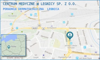 PORADNIA DERMATOLOGICZNA - CENTRUM MEDYCZNE W LEGNICY SP. Z O.O. - LIBANA 7,  LEGNICA