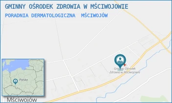 PORADNIA DERMATOLOGICZNA - GMINNY OŚRODEK ZDROWIA W MŚCIWOJOWIE - UL. 5 A,  MŚCIWOJÓW