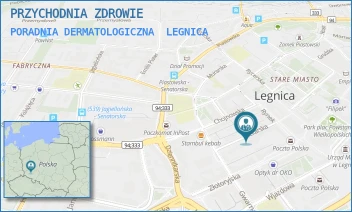 PORADNIA DERMATOLOGICZNA - PRZYCHODNIA ZDROWIE - UL. PIEKARSKA 7,  LEGNICA