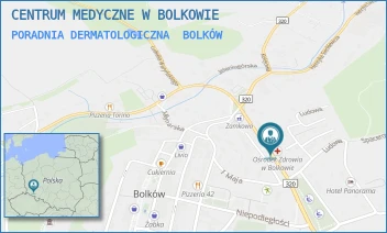 PORADNIA DERMATOLOGICZNA - CENTRUM MEDYCZNE W BOLKOWIE - WYSOKOGÓRSKA 6,  BOLKÓW