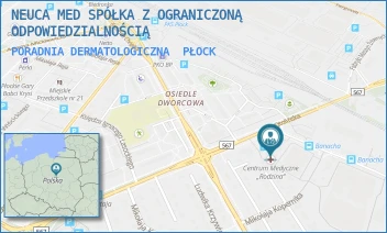 PORADNIA DERMATOLOGICZNA - ŚWIAT ZDROWIA OPERATOR MEDYCZNY SP. Z O.O - OTOLIŃSKA 8,  PŁOCK