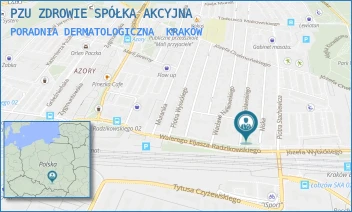 PORADNIA DERMATOLOGICZNA - PZU ZDROWIE SPÓŁKA AKCYJNA - UL. NISKA 2,  KRAKÓW
