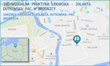 GABINET LEKARSKI JOLANTA DUTKOWSKA-PAC - INDYWIDUALNA PRAKTYKA LEKARSKA - JOLANTA DUTKOWSKA-PAC W BRODNICY - OGRODOWA 2A,  BRODNICA