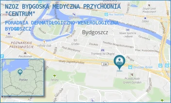 PORADNIA DERMATOLOGICZNO-WENEROLOGICZNA - NZOZ BYDGOSKA MEDYCZNA PRZYCHODNIA "CENTRUM" - WAŁY JAGIELLOŃSKIE 12,  BYDGOSZCZ