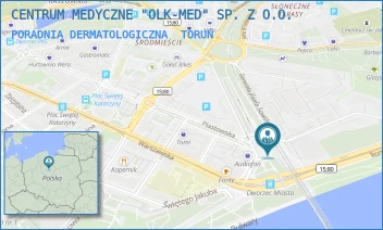 PORADNIA DERMATOLOGICZNA - CENTRUM MEDYCZNE "OLK-MED" SP. Z O.O. - PLAC 18 STYCZNIA 4,  TORUŃ