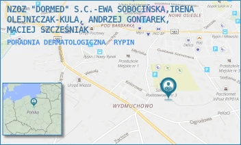 PORADNIA DERMATOLOGICZNA - NZOZ "DORMED" S.C.-EWA SOBOCIŃSKA,IRENA OLEJNICZAK-KULA, ANDRZEJ GONTAREK, MACIEJ SZCZEŚNIAK - LISSOWSKIEGO 16,  RYPIN