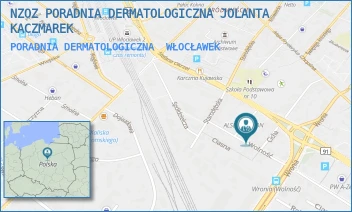 PORADNIA DERMATOLOGICZNA - NZOZ PORADNIA DERMATOLOGICZNA JOLANTA KACZMAREK - WOLNOŚĆ 44,  WŁOCŁAWEK