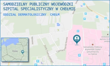 ODDZIAŁ DERMATOLOGICZNY - SAMODZIELNY PUBLICZNY WOJEWÓDZKI SZPITAL SPECJALISTYCZNY W CHEŁMIE - SZPITALNA 53B/PAW.B, CHEŁM