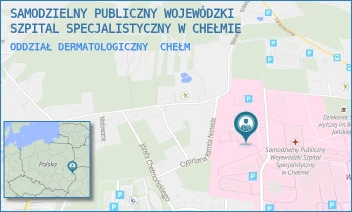 ODDZIAŁ DERMATOLOGICZNY - SAMODZIELNY PUBLICZNY WOJEWÓDZKI SZPITAL SPECJALISTYCZNY W CHEŁMIE - SZPITALNA 53B,  CHEŁM