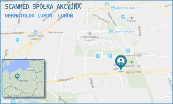 DERMATOLOG LUBOŃ - SCANMED SPÓŁKA AKCYJNA - ŻEROMSKIEGO 1,  LUBOŃ