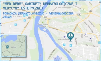 PORADNIA DERMATOLOGICZNO - WENEROLOGICZNA - "MED-DERM" GABINETY DERMATOLOGICZNE I MEDYCYNY ESTETYCZNEJ - UL. RYNEK 31/32,  ŻAGAŃ