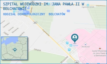 ODDZIAŁ DERMATOLOGICZNY - SZPITAL WOJEWÓDZKI IM. JANA PAWŁA II W BEŁCHATOWIE - UL. CZAPLINIECKA 123,  BEŁCHATÓW