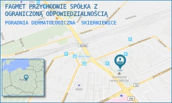 PORADNIA DERMATOLOGICZNA - FAGMET PRZYCHODNIE SPÓŁKA Z OGRANICZONĄ ODPOWIEDZIALNOŚCIĄ - UL. JANA III SOBIESKIEGO 29,  SKIERNIEWICE
