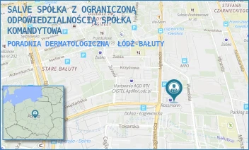 PORADNIA DERMATOLOGICZNA - SALVE SPÓŁKA Z OGRANICZONĄ ODPOWIEDZIALNOŚCIĄ SPÓŁKA KOMANDYTOWA - UL. ŁAGIEWNICKA 53,  ŁÓDŹ-BAŁUTY