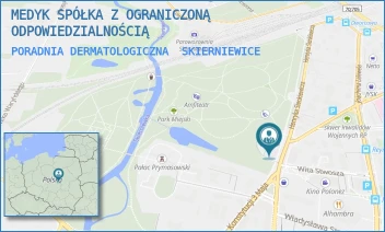PORADNIA DERMATOLOGICZNA - MEDYK SPÓŁKA Z OGRANICZONĄ ODPOWIEDZIALNOŚCIĄ - UL. HENRYKA SIENKIEWICZA 1,  SKIERNIEWICE