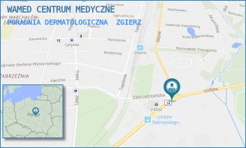 PORADNIA DERMATOLOGICZNA - WAMED CENTRUM MEDYCZNE - UL. DĄBROWSKIEGO 6/8,  ZGIERZ