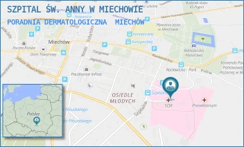 PORADNIA DERMATOLOGICZNA - SZPITAL ŚW. ANNY W MIECHOWIE - UL. SZPITALNA 3,  MIECHÓW