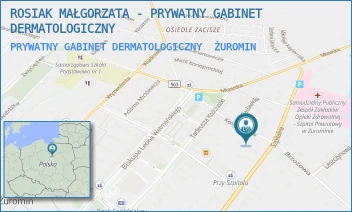 PRYWATNY GABINET DERMATOLOGICZNY - ROSIAK MAŁGORZATA - PRYWATNY GABINET DERMATOLOGICZNY - SZPITALNA 89/93/3,  ŻUROMIN