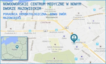 PORADNIA DERMATOLOGICZNA - NOWODWORSKIE CENTRUM MEDYCZNE W NOWYM DWORZE MAZOWIECKIM - PADEREWSKIEGO 7,  NOWY DWÓR MAZOWIECKI