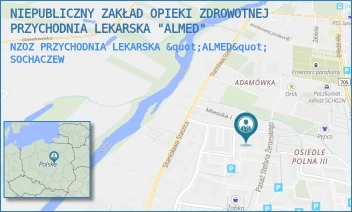 NZOZ PRZYCHODNIA LEKARSKA "ALMED" - NIEPUBLICZNY ZAKŁAD OPIEKI ZDROWOTNEJ PRZYCHODNIA LEKARSKA "ALMED" - ŻEROMSKIEGO 41 A,  SOCHACZEW