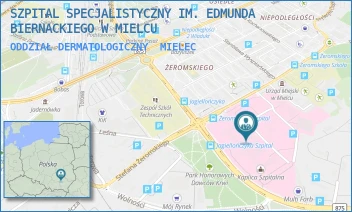 ODDZIAŁ DERMATOLOGICZNY - SZPITAL SPECJALISTYCZNY IM. EDMUNDA BIERNACKIEGO W MIELCU - UL. ŻEROMSKIEGO 22,  MIELEC