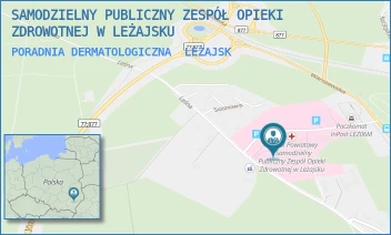 PORADNIA DERMATOLOGICZNA - SAMODZIELNY PUBLICZNY ZESPÓŁ OPIEKI ZDROWOTNEJ W LEŻAJSKU - UL. LEŚNA 22,  LEŻAJSK