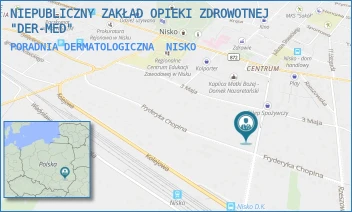 PORADNIA DERMATOLOGICZNA - NIEPUBLICZNY ZAKŁAD OPIEKI ZDROWOTNEJ "DER-MED" - UL. IGNACEGO PADEREWSKIEGO 14,  NISKO