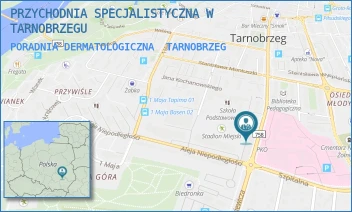 PORADNIA DERMATOLOGICZNA - PRZYCHODNIA SPECJALISTYCZNA W TARNOBRZEGU - UL. ADAMA MICKIEWICZA 34,  TARNOBRZEG