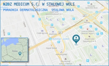 PORADNIA DERMATOLOGICZNA - NZOZ MEDICUM S.C. W STALOWEJ WOLI - UL. GENERAŁA LEOPOLDA OKULICKIEGO 38 A,  STALOWA WOLA