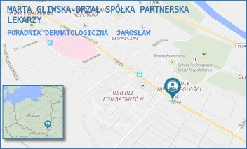 PORADNIA DERMATOLOGICZNA - MARTA GLIWSKA-DRZAŁ SPÓŁKA PARTNERSKA LEKARZY - 3 MAJA 65,  JAROSŁAW