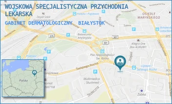 GABINET DERMATOLOGICZNY - WOJSKOWA SPECJALISTYCZNA PRZYCHODNIA LEKARSKA - LIPOWA 47,  BIAŁYSTOK