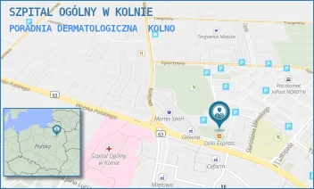 PORADNIA DERMATOLOGICZNA - SZPITAL OGÓLNY W KOLNIE - STANISŁAWA MILEWSKIEGO 36,  KOLNO