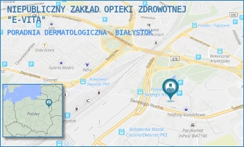 PORADNIA DERMATOLOGICZNA - NIEPUBLICZNY ZAKŁAD OPIEKI ZDROWOTNEJ "E-VITA" - ŚW. ROCHA 12A,  BIAŁYSTOK