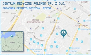 PORADNIA DERMATOLOGICZNA - CENTRUM MEDYCZNE POLIMED SP. Z O.O. - UL. NIEPODLEGŁOŚCI 3,  TCZEW
