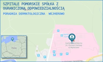 PORADNIA DERMATOLOGICZNA - SZPITALE POMORSKIE SPÓŁKA Z OGRANICZONĄ ODPOWIEDZIALNOŚCIĄ - UL. DR. ALOJZEGO JAGALSKIEGO 10,  WEJHEROWO