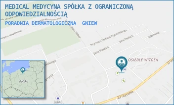 PORADNIA DERMATOLOGICZNA - MEDICAL MEDYCYNA SPÓŁKA Z OGRANICZONĄ ODPOWIEDZIALNOŚCIĄ - OSIEDLE WITOSA 10,  GNIEW