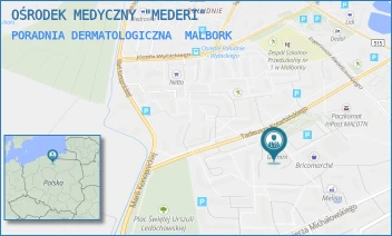 PORADNIA DERMATOLOGICZNA - OŚRODEK MEDYCZNY "MEDERI" - UL. TADEUSZA KOTARBIŃSKIEGO 10,  MALBORK