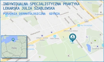 PORADNIA DERMATOLOGICZNA - INDYWIDUALNA SPECJALISTYCZNA PRAKTYKA LEKARSKA JULIA SZABLEWSKA - WROCŁAWSKA 54,  GDYNIA