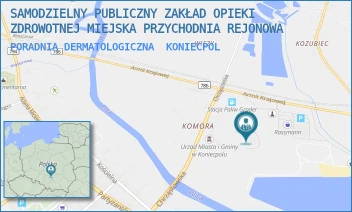 PORADNIA DERMATOLOGICZNA - SAMODZIELNY PUBLICZNY ZAKŁAD OPIEKI ZDROWOTNEJ MIEJSKA PRZYCHODNIA REJONOWA - UL. ARMII KRAJOWEJ 2,  KONIECPOL