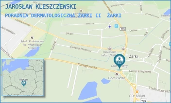 PORADNIA DERMATOLOGICZNA ŻARKI II - JAROSŁAW KLESZCZEWSKI - UL. MYSZKOWSKA 3,  ŻARKI