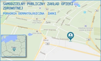 PORADNIA DERMATOLOGICZNA - SAMODZIELNY PUBLICZNY ZAKŁAD OPIEKI ZDROWOTNEJ - UL. TADEUSZA KOŚCIUSZKI 31,  ŻARKI