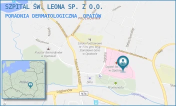 PORADNIA DERMATOLOGICZNA - SZPITAL ŚW. LEONA SP. Z O.O. - SZPITALNA 4/SZP,  OPATÓW