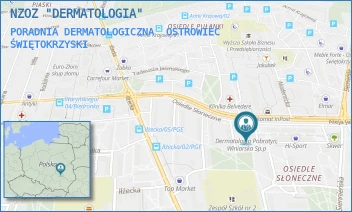 PORADNIA DERMATOLOGICZNA - NZOZ "DERMATOLOGIA" - OS. SŁONECZNE 10,  OSTROWIEC ŚWIĘTOKRZYSKI