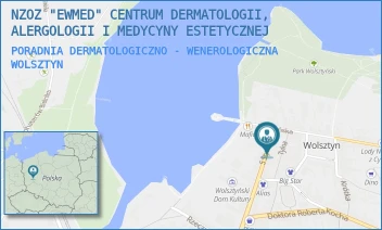 PORADNIA DERMATOLOGICZNO - WENEROLOGICZNA - NZOZ "EWMED" CENTRUM DERMATOLOGII, ALERGOLOGII I MEDYCYNY ESTETYCZNEJ - 5-STYCZNIA 44,  WOLSZTYN