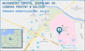 PORADNIA DERMATOLOGICZNA - WOJEWÓDZKI SZPITAL ZESPOLONY IM. LUDWIKA PERZYNY W KALISZU - POZNAŃSKA 79,  KALISZ