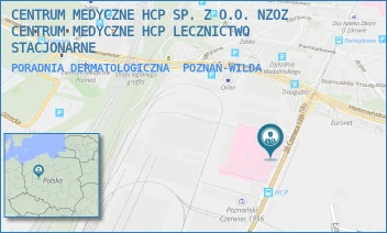 PORADNIA DERMATOLOGICZNA - CENTRUM MEDYCZNE HCP SPÓŁKA Z O.O. NZOZ CENTRUM MEDYCZNE HCP LECZNICTWO AMBULATORYJNE - 28 CZERWCA1956 194,  POZNAŃ-WILDA