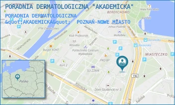 PORADNIA DERMATOLOGICZNA "AKADEMICKA" - PORADNIA DERMATOLOGICZNA "AKADEMICKA" - JANA PAWŁA II 26,  POZNAŃ-NOWE MIASTO